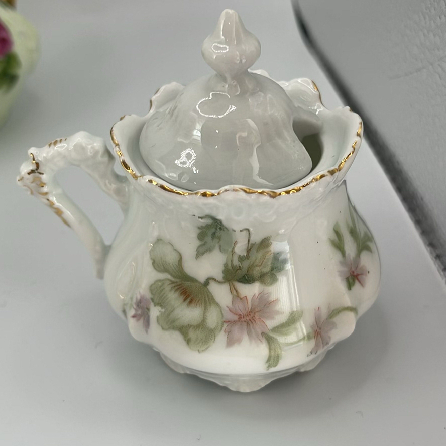 Antique Mustard Pots (7) And Sterling Spoon - image 6 of 27