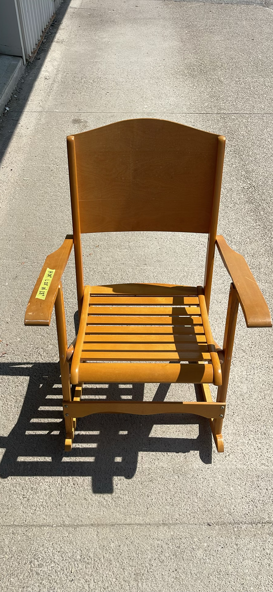 Wooden Rocking Chair - image 1 of 9
