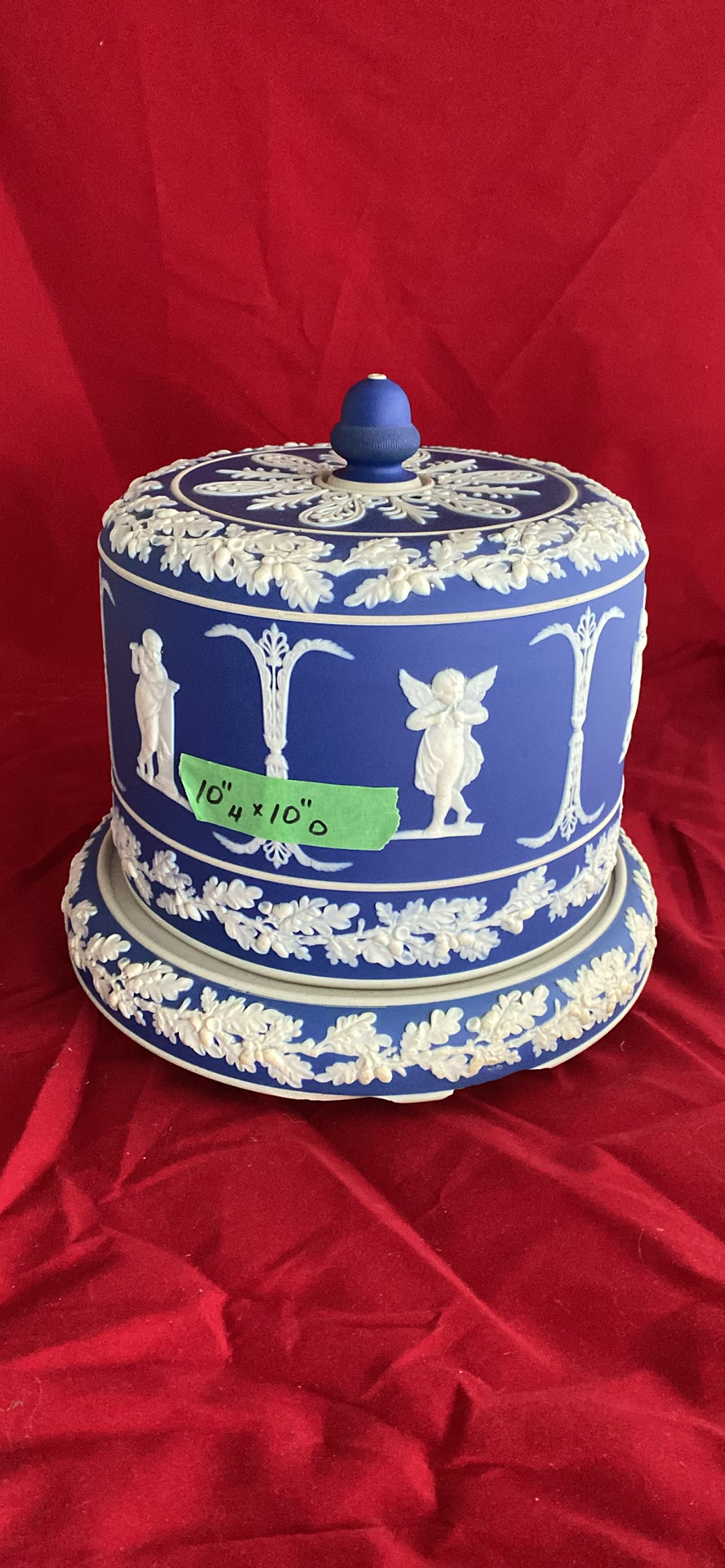Antique Wedgwood Jasperware Cheese Dome - image 1 of 8