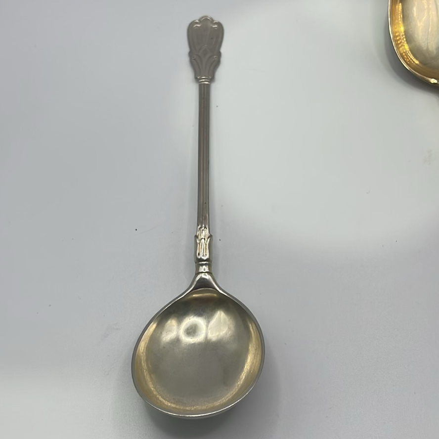 5 Silver Plated Serving Spoons - image 7 of 9