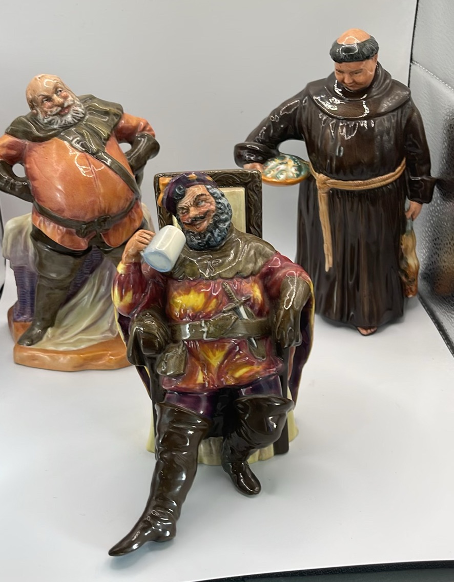 Royal Doulton The Foaming Quart, The Jovial Monk, Falstaff - image 1 of 14
