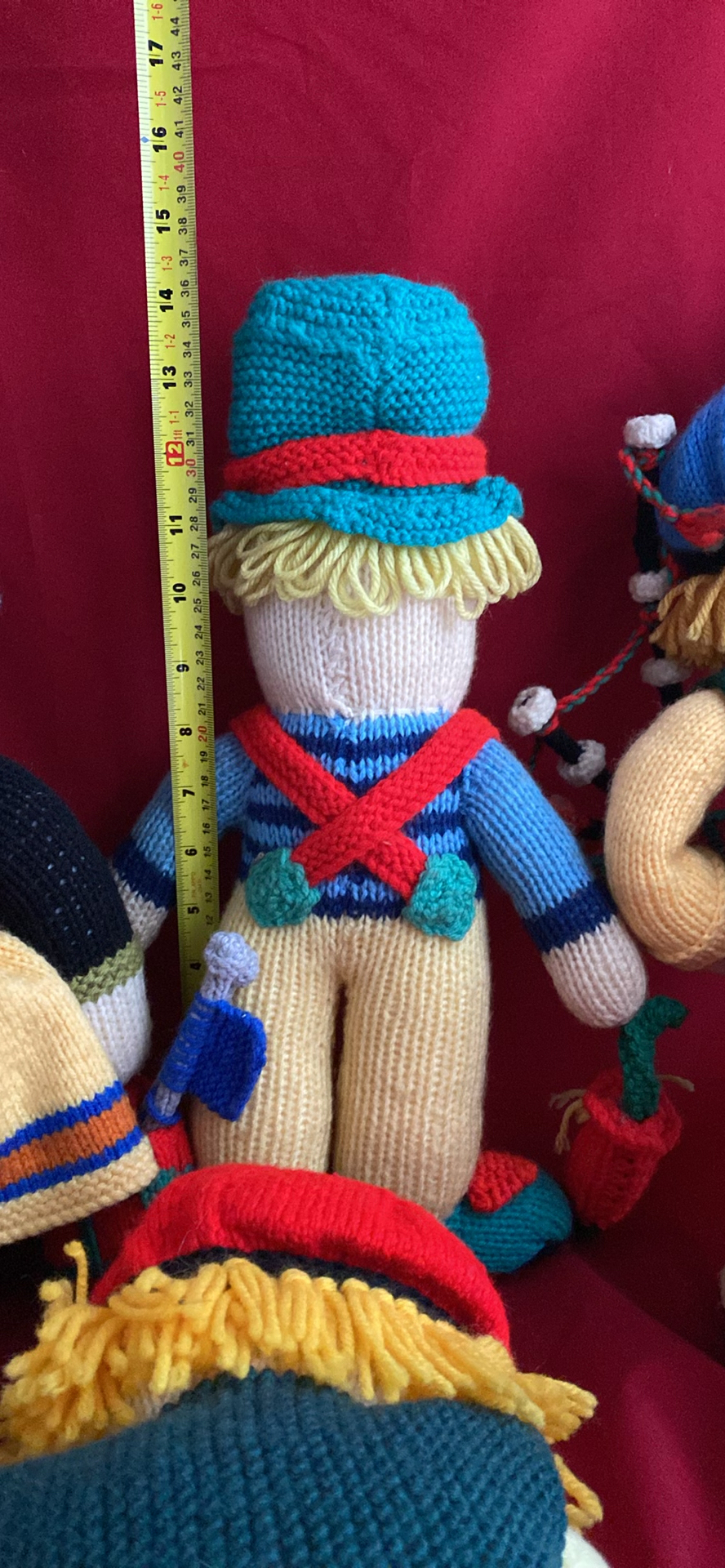 Handmade Hand knitted Dolls - image 10 of 18