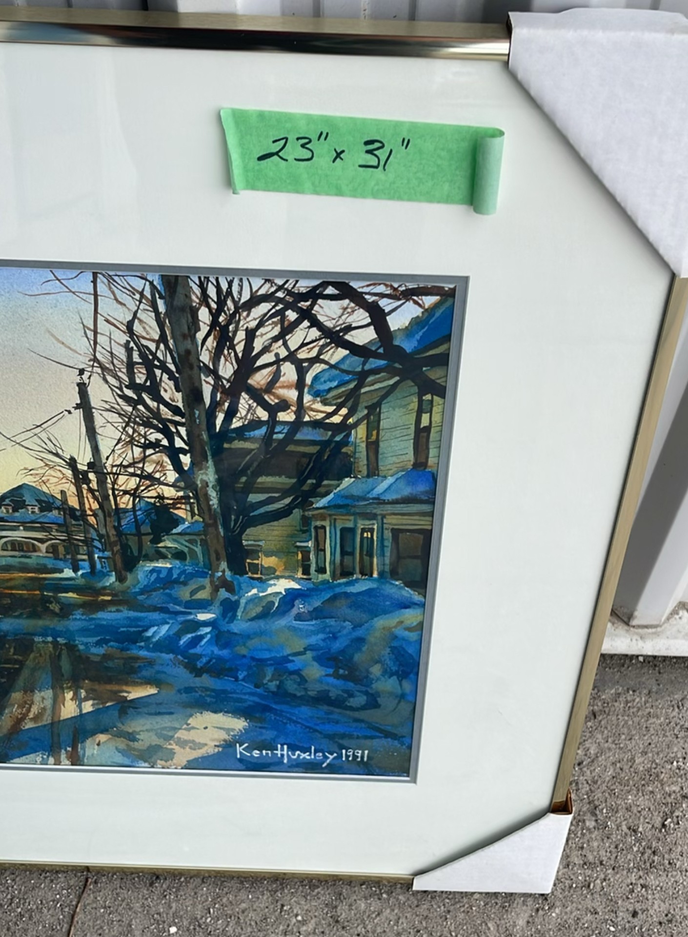 Church at Norten N.B. Watercolour by Ken Huxley - image 2 of 9