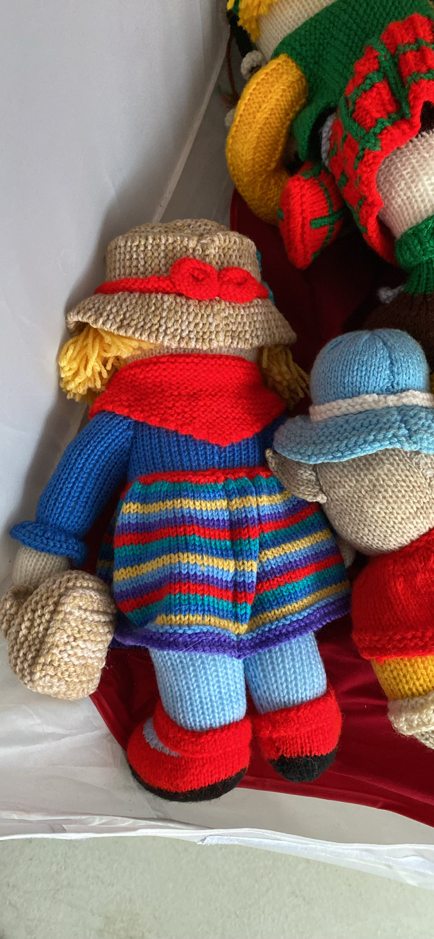 Handmade Hand knitted Dolls - image 11 of 18