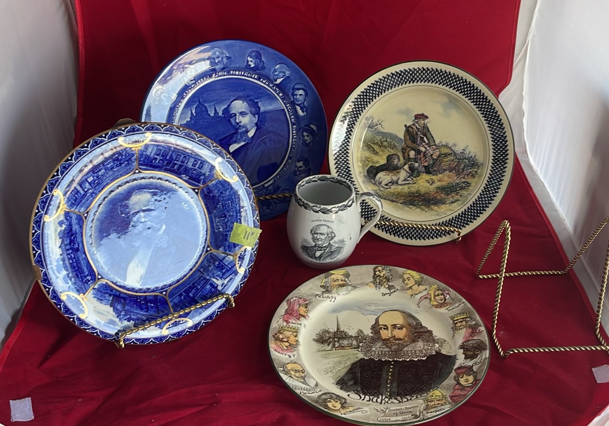 Vintage Plates And stands And Mug - image 1 of 15