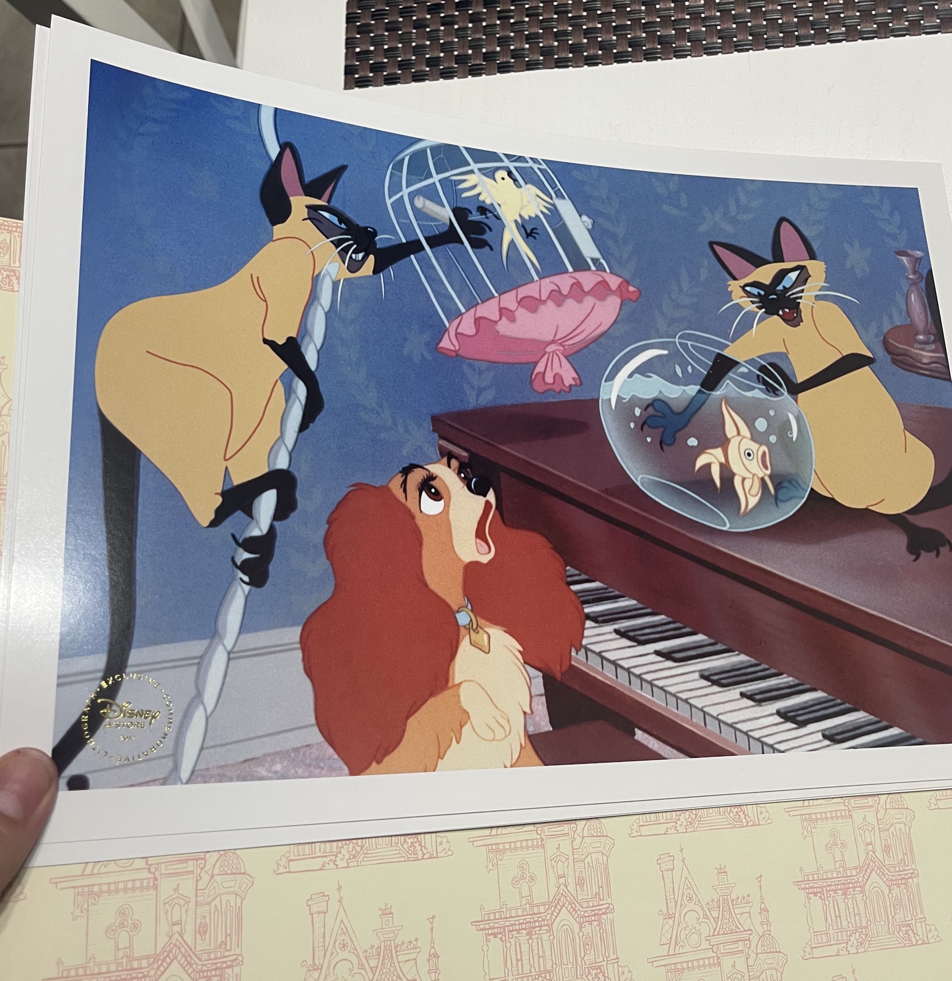 Lady And The Tramp Exclusive Commemorative Lithographs - image 4 of 5