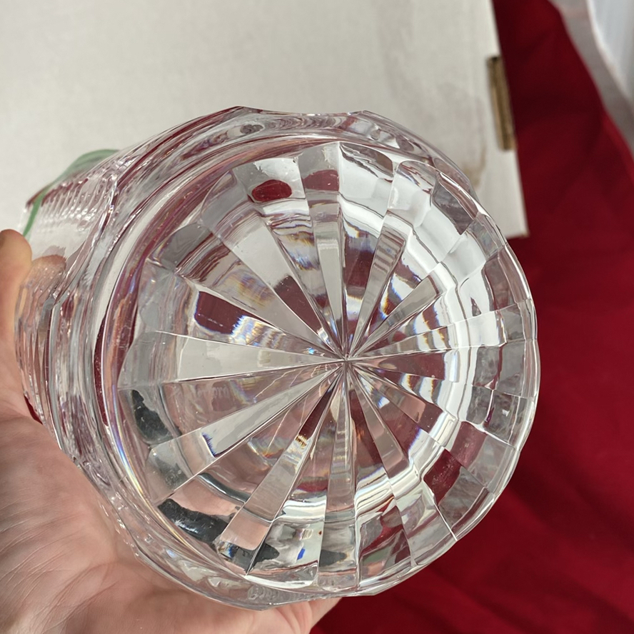 Waterford Alana Crystal Vase, Thomas Webb Water Pitcher and Rogasksa Pitcher - image 14 of 15