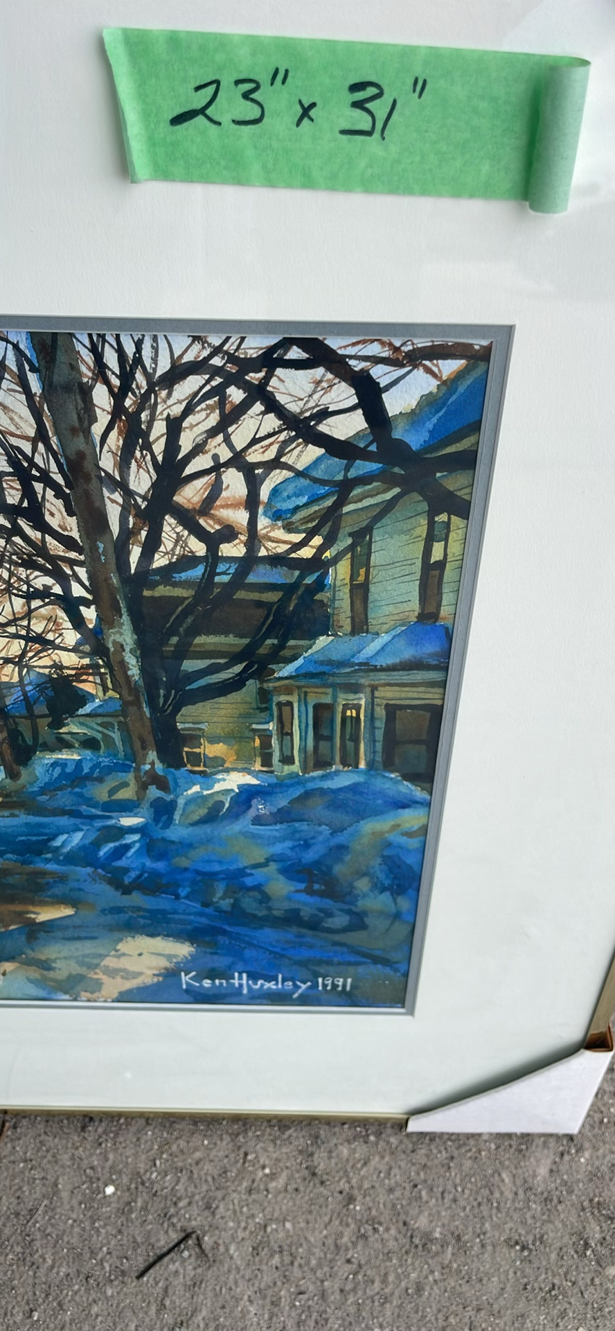 Church at Norten N.B. Watercolour by Ken Huxley - image 5 of 9
