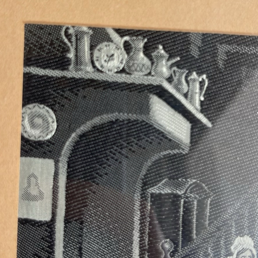 French Silk Tapestry By A. Perez, Petit Point Needlepoint And Metal Picture Frame - image 15 of 21