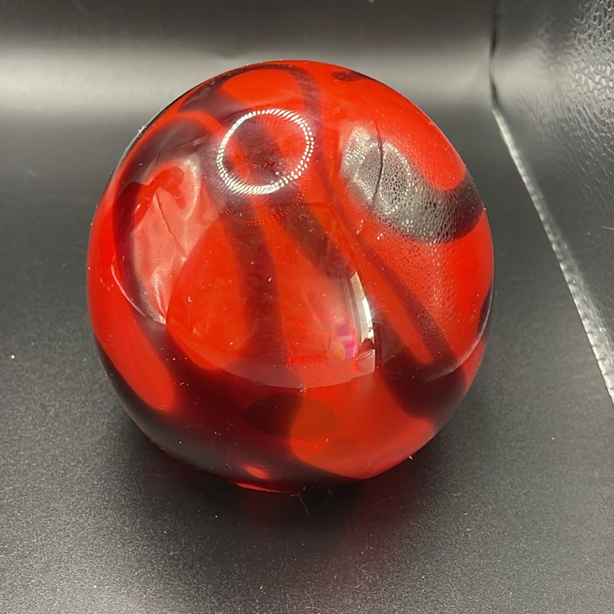 Royal Doulton Flambe Duck and Red Glass Paperweight - image 2 of 9