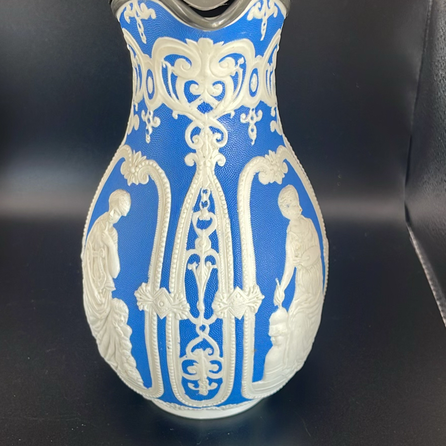 Antique Pitcher And Glasses - image 9 of 22