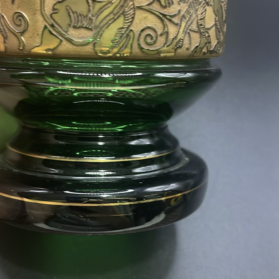 Moser Gilded Cameo Frieze Small Vase - image 6 of 8