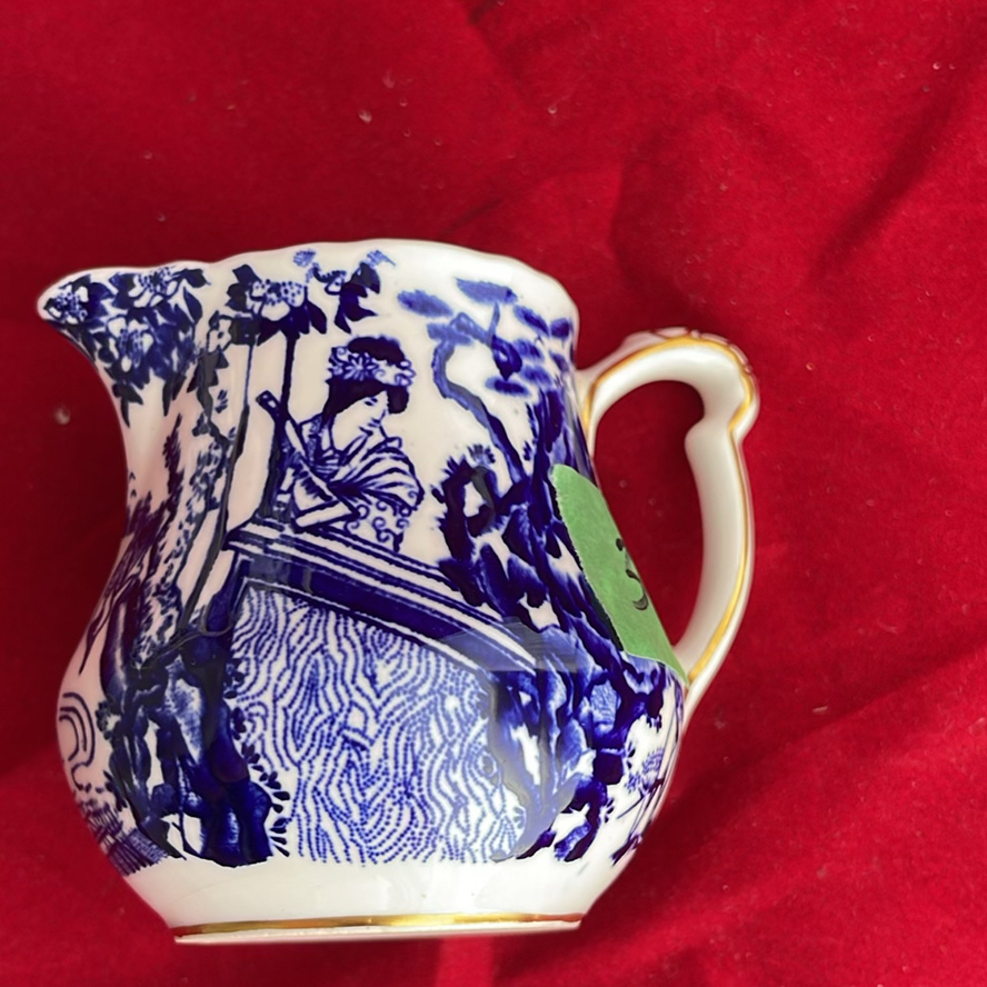 Royal Crown Derby Teapot, Coffeepot And Cream And Sugar In Mikado Pattern - image 14 of 23