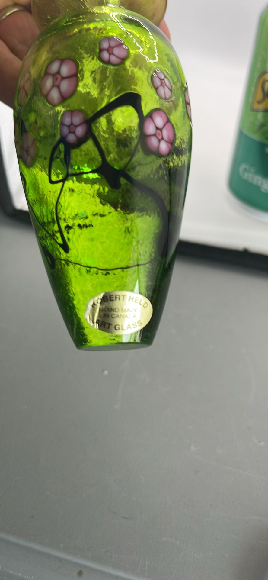 Green glass art from Ian Forbes and Robert Held - image 7 of 10
