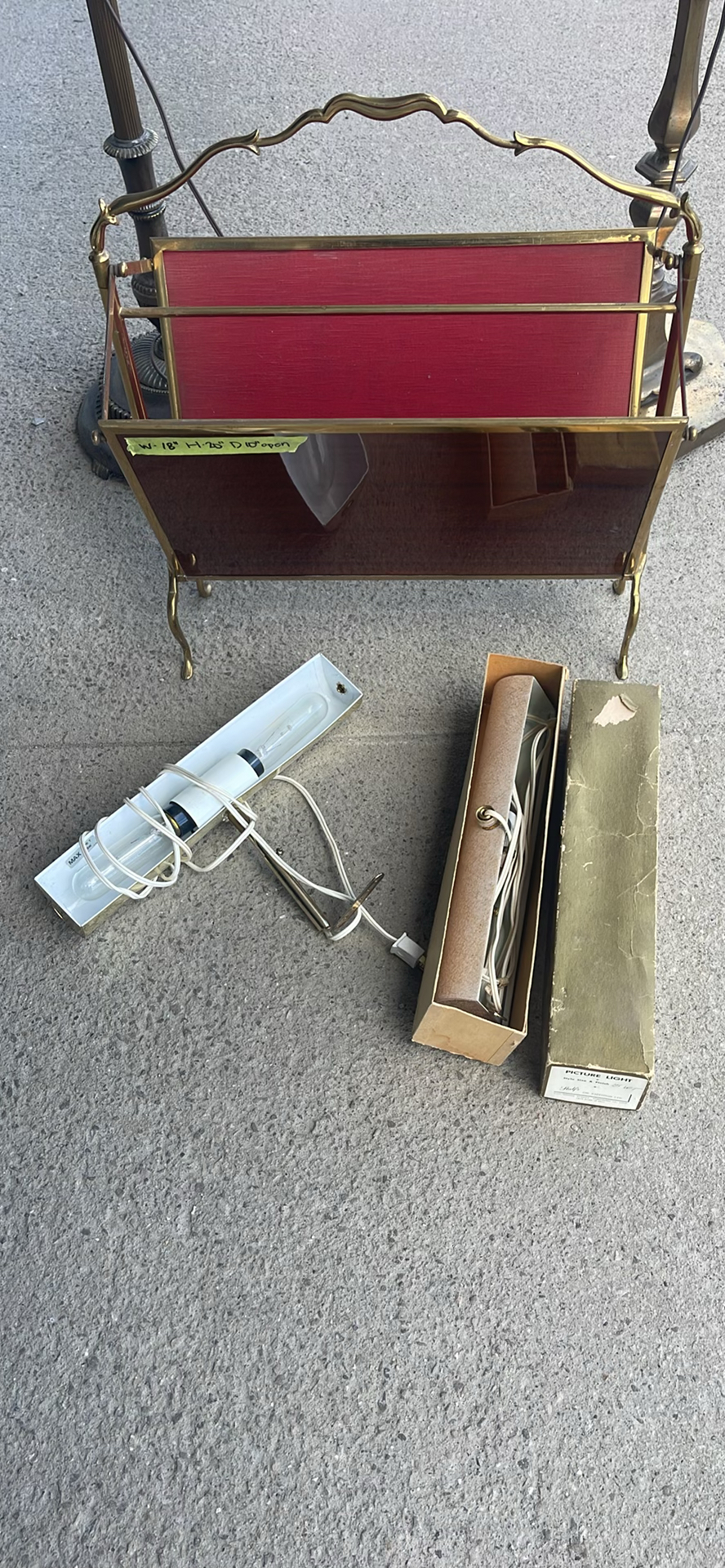 Floor Lamps, Magazine Rack, and Picture Light - image 12 of 20