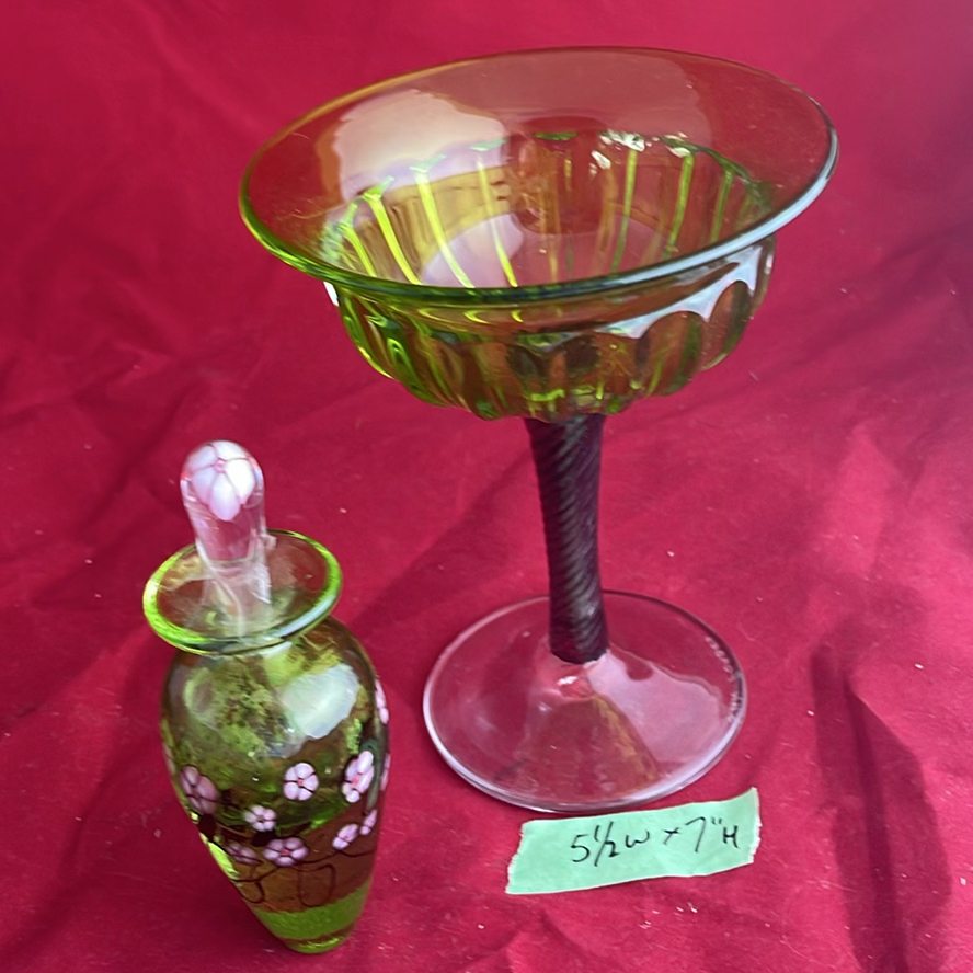 Green glass art from Ian Forbes and Robert Held - image 8 of 10