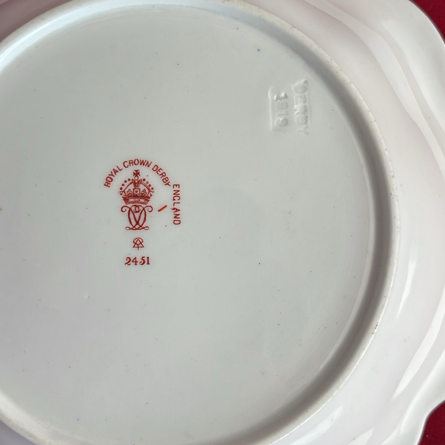 Antique Royal Crown Derby 4 Pcs Imari Pattern - image 14 of 18