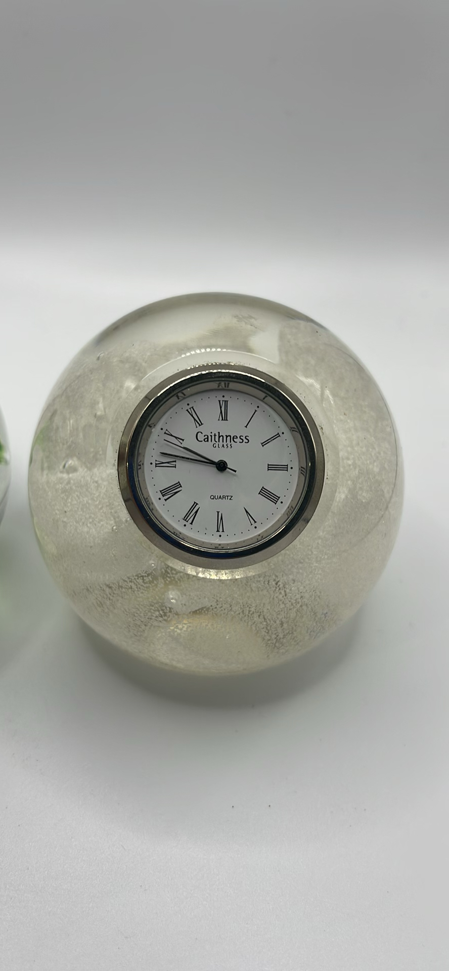 Caithness Glass Clock and Maydance Paperweight - image 6 of 9