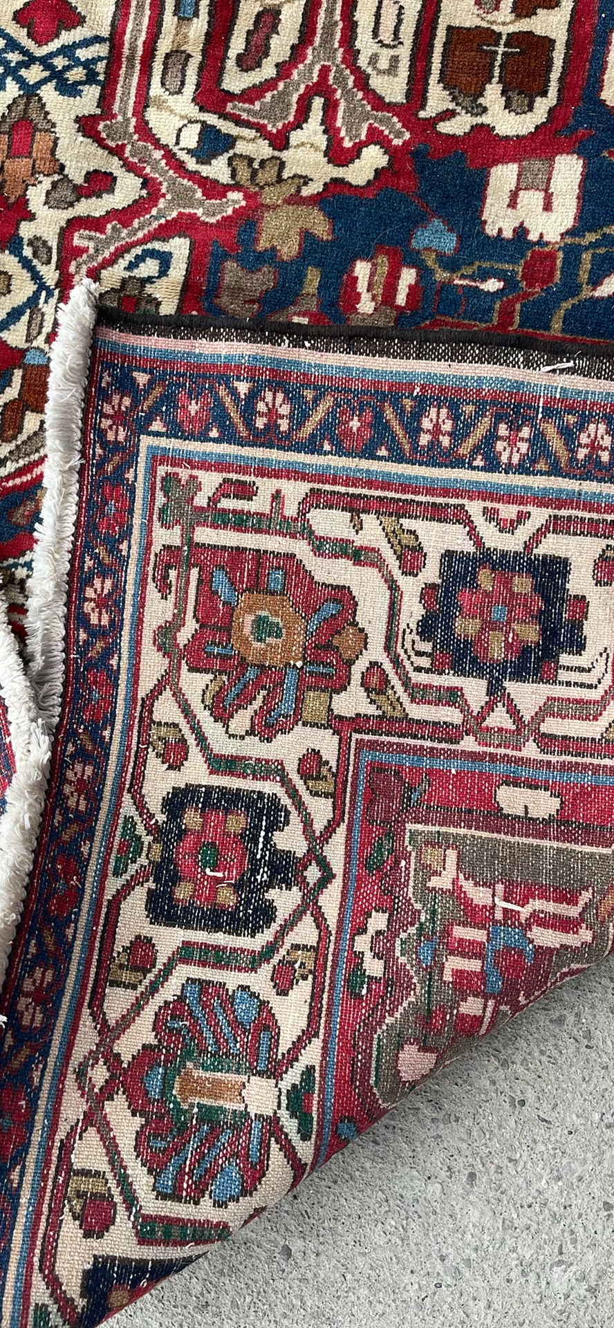 Vintage Persian Heriz Rug - image 7 of 8