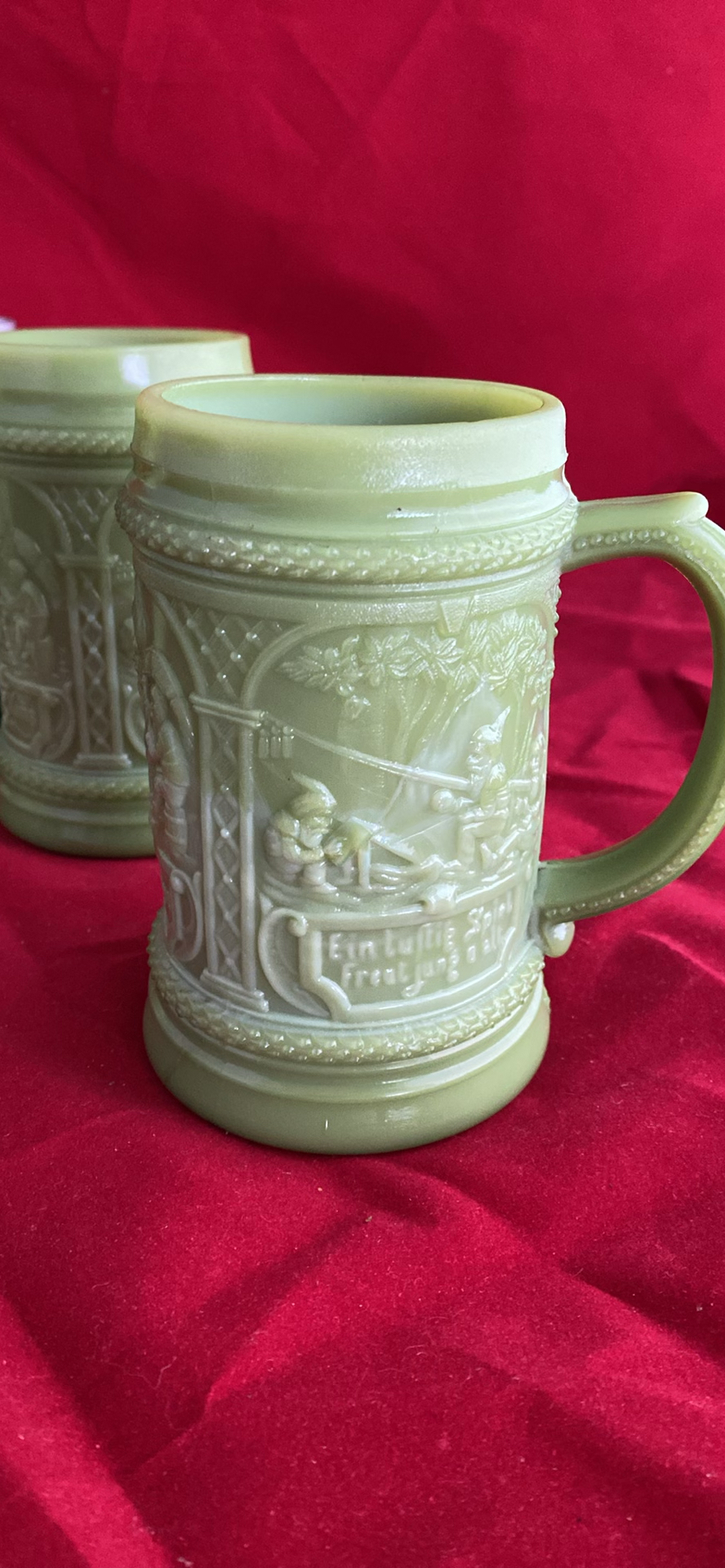 Slag Glass Beer Steins And Pitcher Stein - image 7 of 16