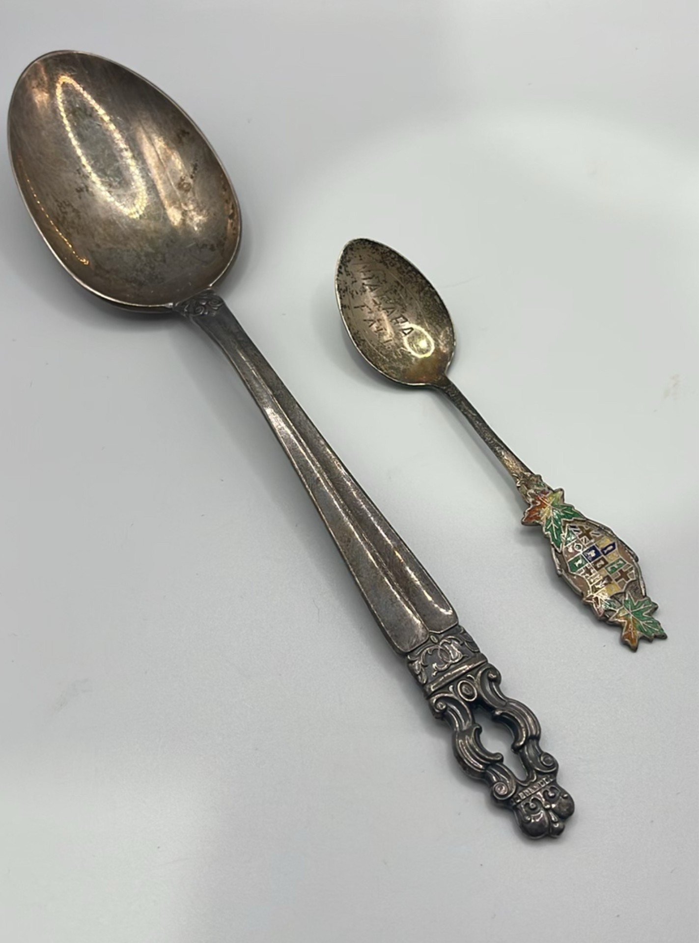 Gorham Sterling Spoon and Canada sterling spoon  - image 1 of 10