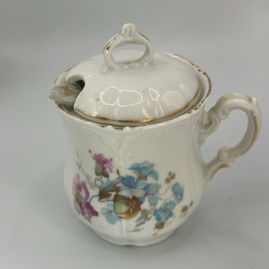 Antique Mustard Pots (7) And Sterling Spoon - image 19 of 27