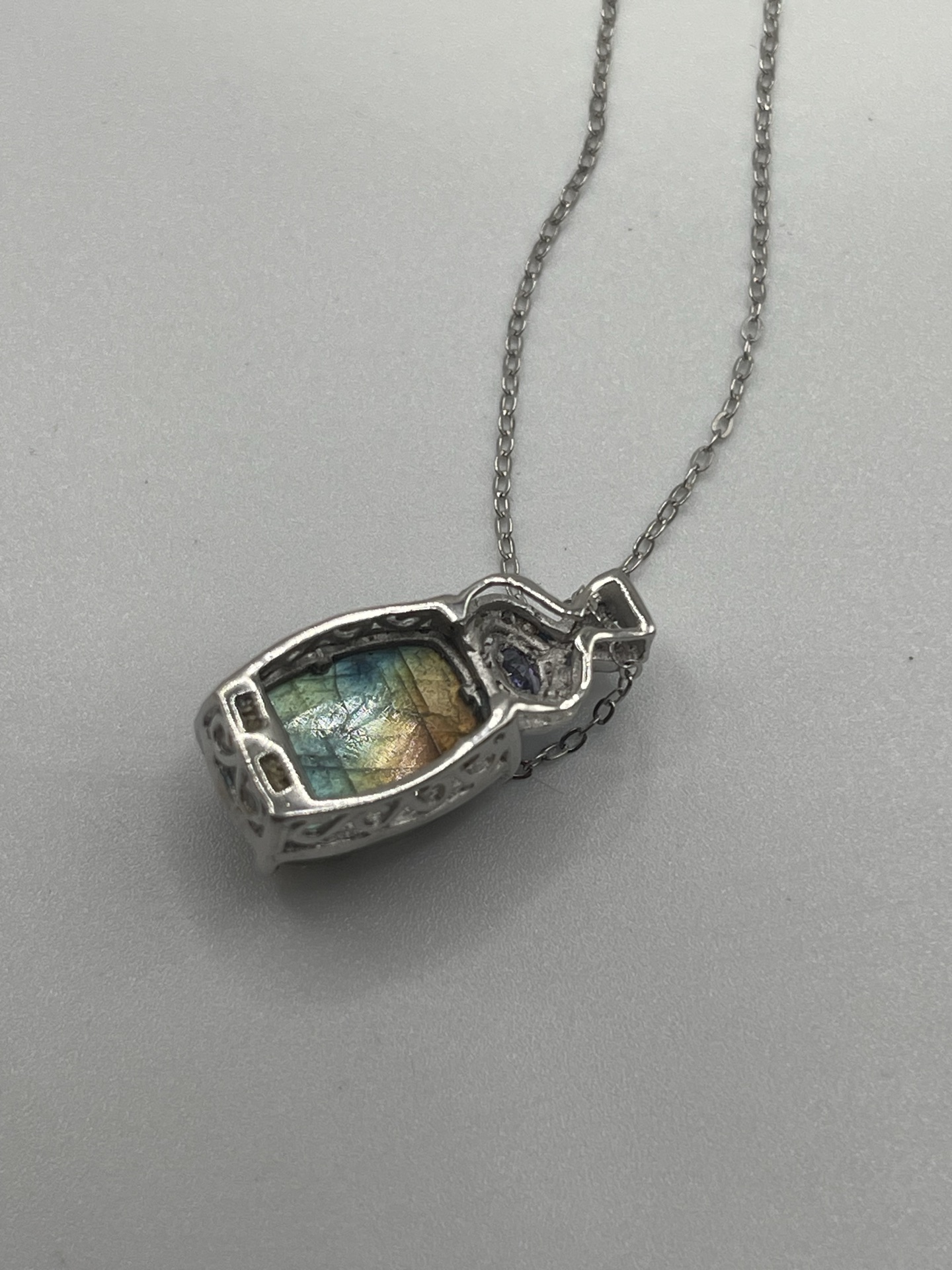 Chrysos 925 Silver Necklace And Pendant - image 5 of 13