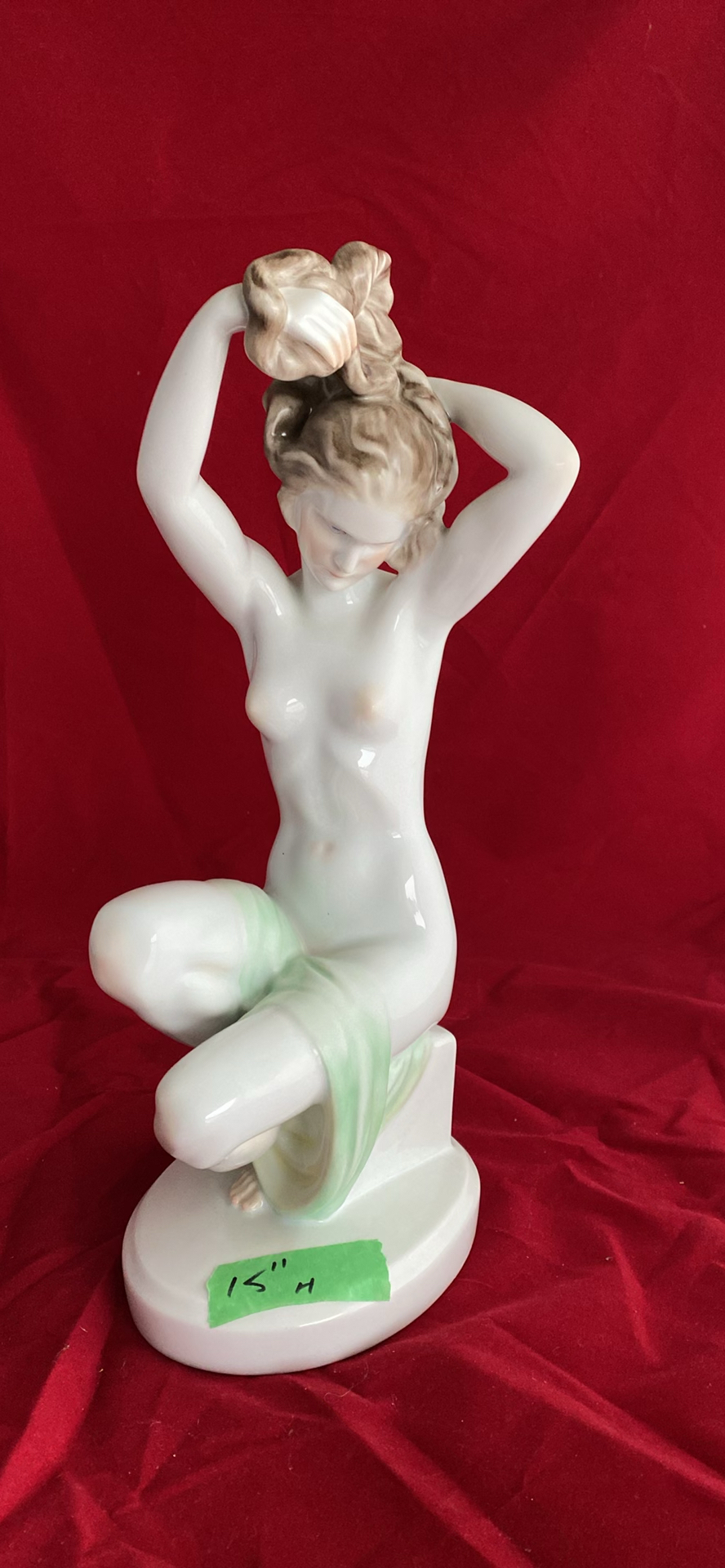 Herend Porcelain Art Deco “Bathtime” Figurine - image 1 of 11