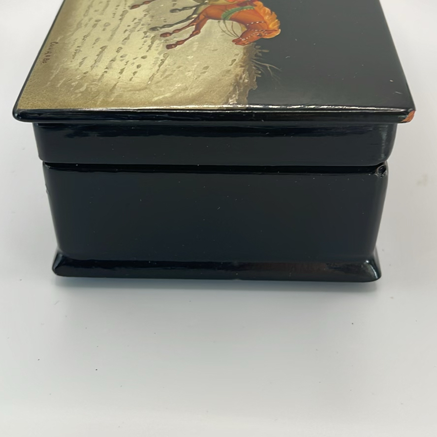 Fedoskino Russian Lacquer Box 1980 - image 7 of 8