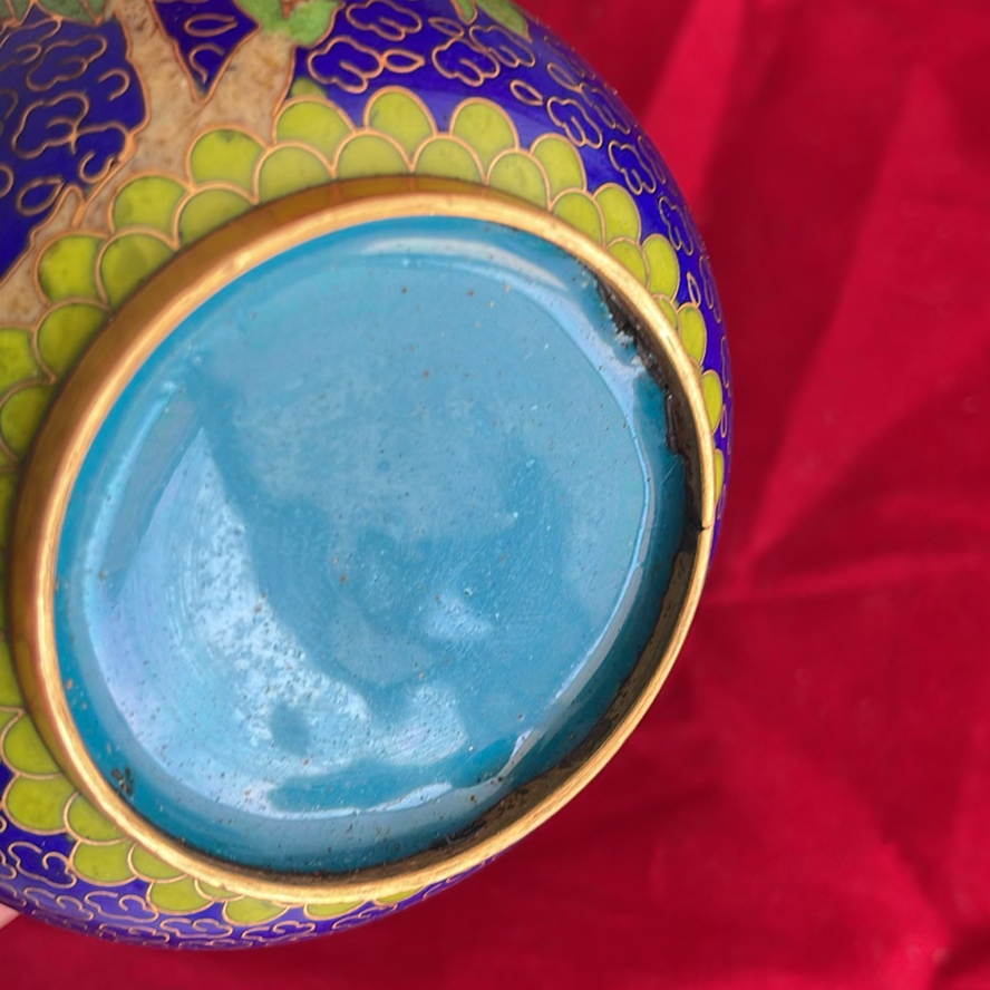 Chinese Cloisonne Enamel Pieces - image 4 of 12