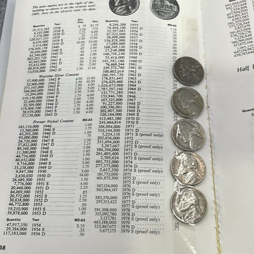 Coin Collector Book With Coins - image 2 of 10