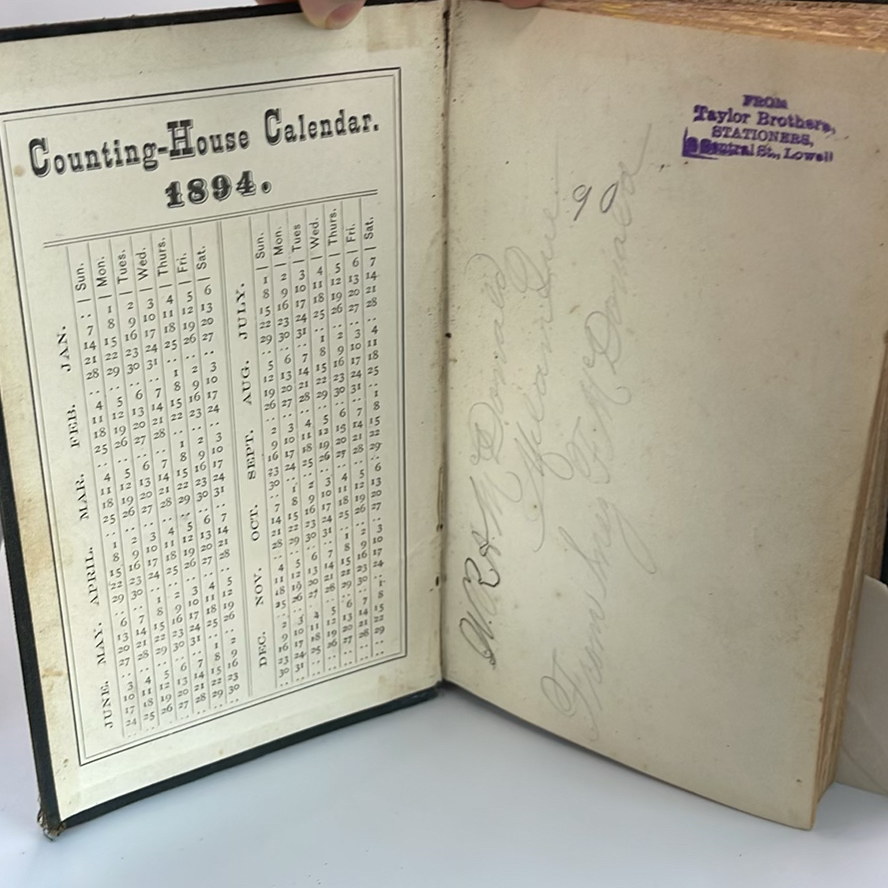 Personal Diary 1894 - image 2 of 8