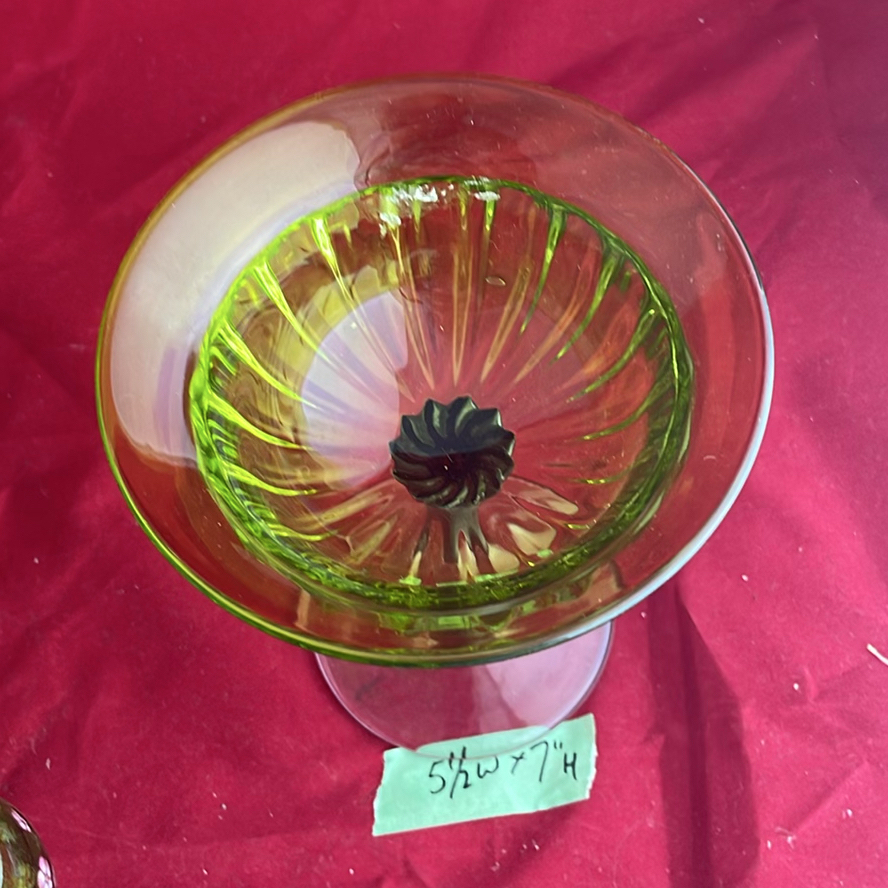 Green glass art from Ian Forbes and Robert Held - image 10 of 10