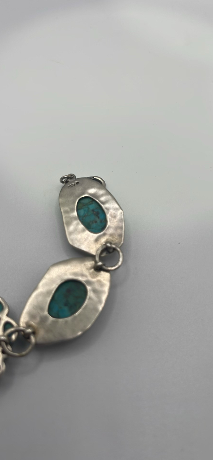 Retired Silpada 925 Silver Turquoise Bracelet - image 5 of 8