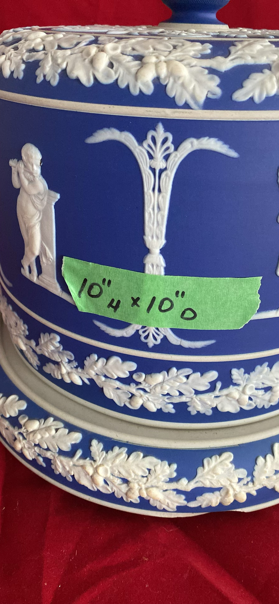 Antique Wedgwood Jasperware Cheese Dome - image 2 of 8