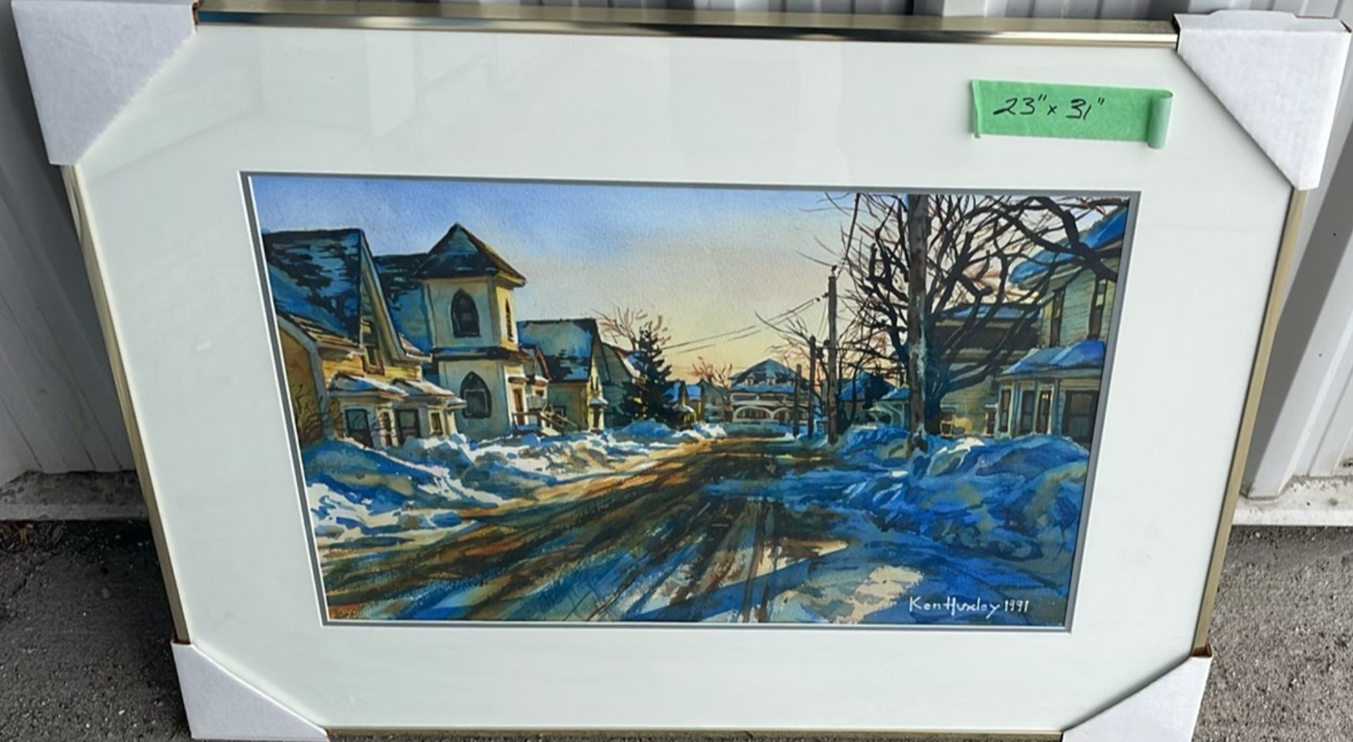 Church at Norten N.B. Watercolour by Ken Huxley - image 1 of 9