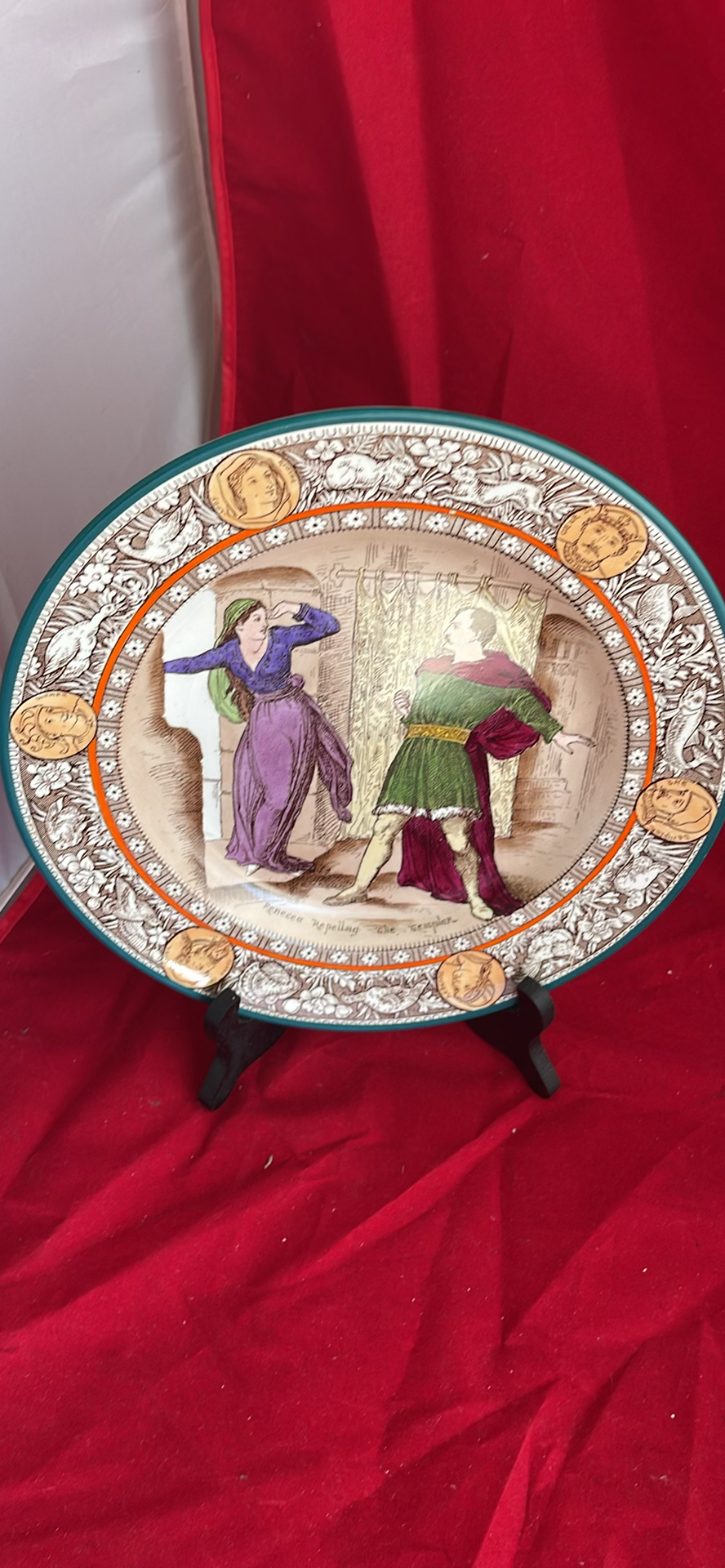 Antique Wedgwood Ivanhoe Plates And Royal Doulton Plate - image 2 of 13
