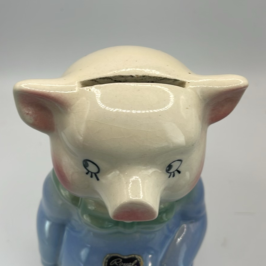 Royal Copley Piggy Bank And Oxford Dictionary Of Nursery Rhymes - image 7 of 10