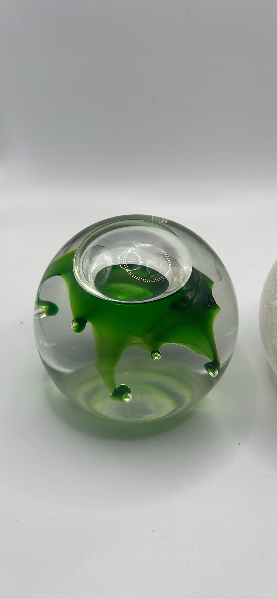 Caithness Glass Clock and Maydance Paperweight  - image 3 of 9