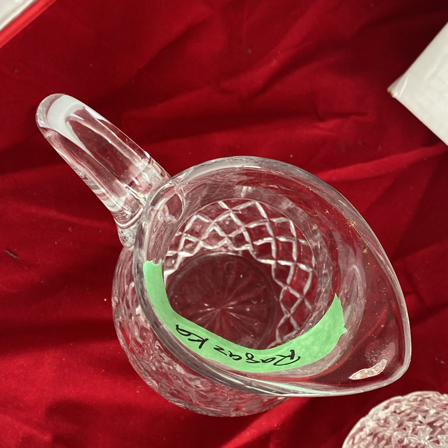 Waterford Alana Crystal Vase, Thomas Webb Water Pitcher and Rogasksa Pitcher - image 5 of 15
