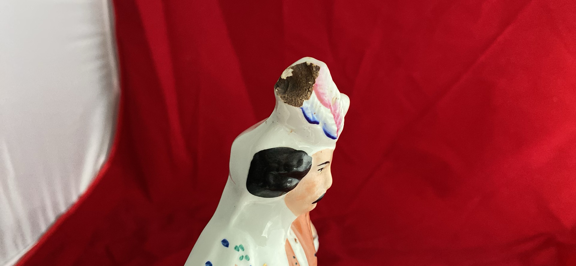 Antique Staffordshire Figurine and English Ceramic Musical Mug - image 8 of 16