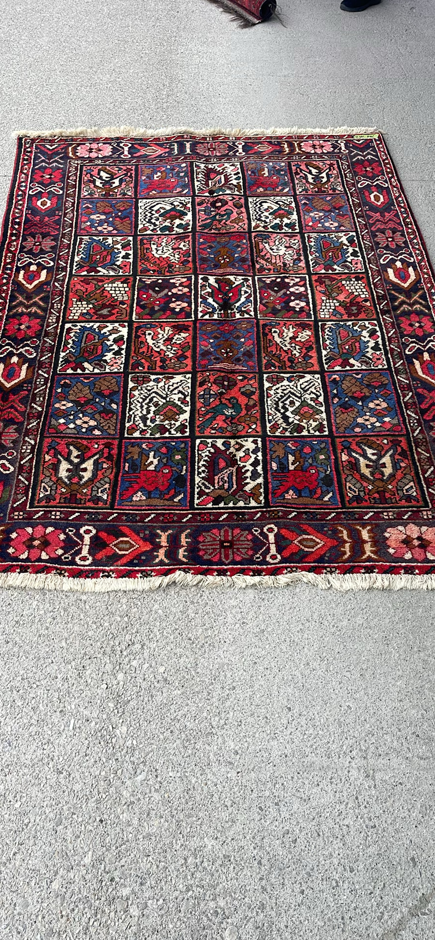 Vintage Persian Bakhtiari Rug - image 1 of 11