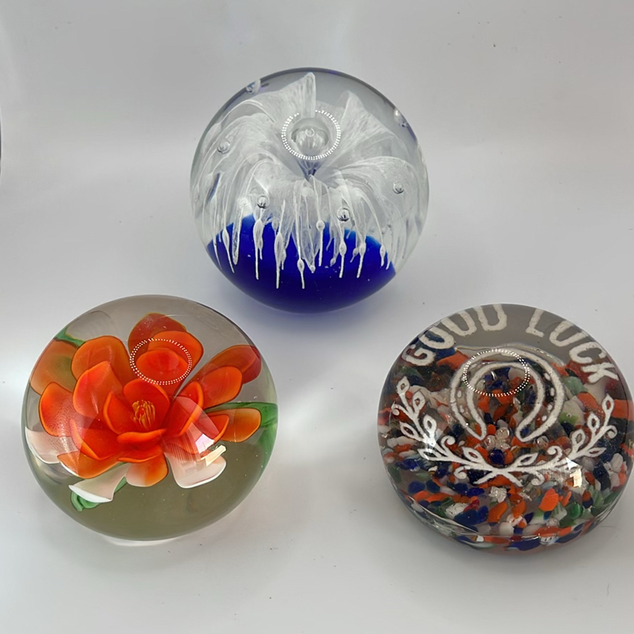 3 Paperweights - image 1 of 12