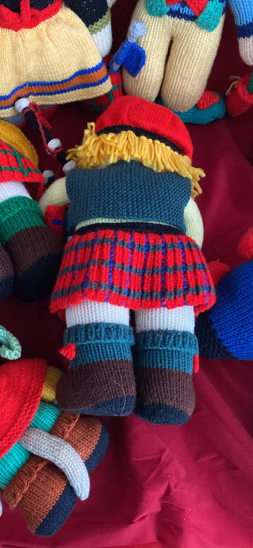 Handmade Hand knitted Dolls - image 14 of 18