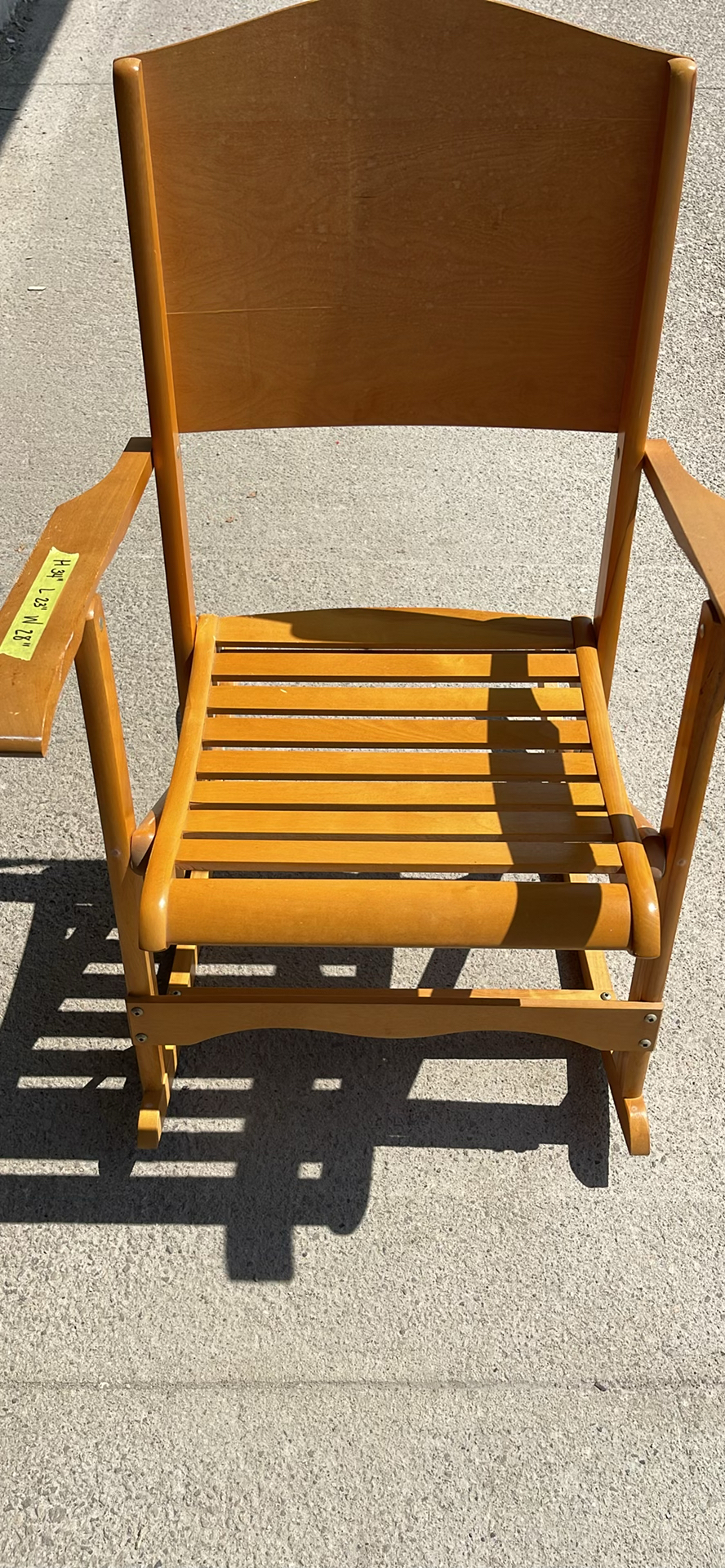 Wooden Rocking Chair - image 3 of 9