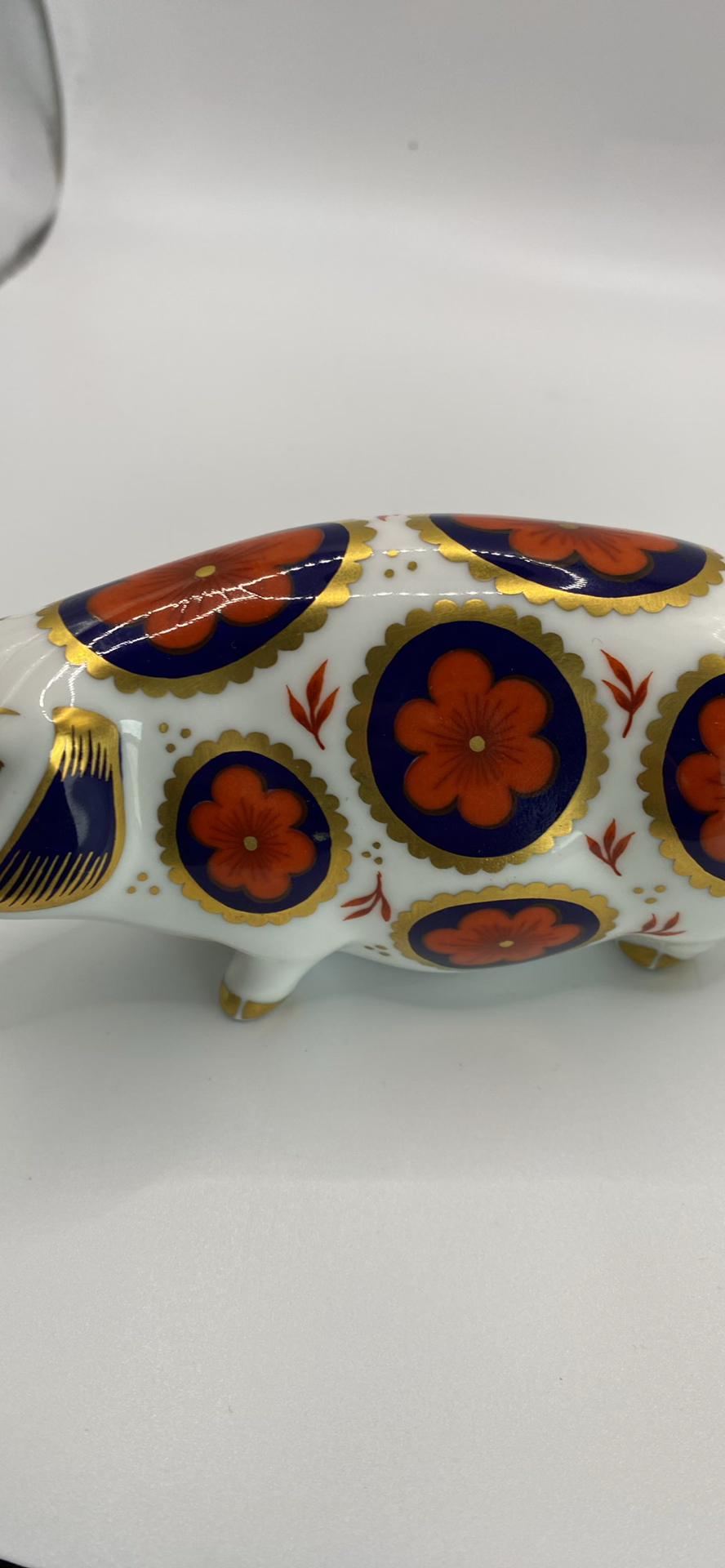 Royal Crown Derby Imari Pig Paperweight - image 4 of 9