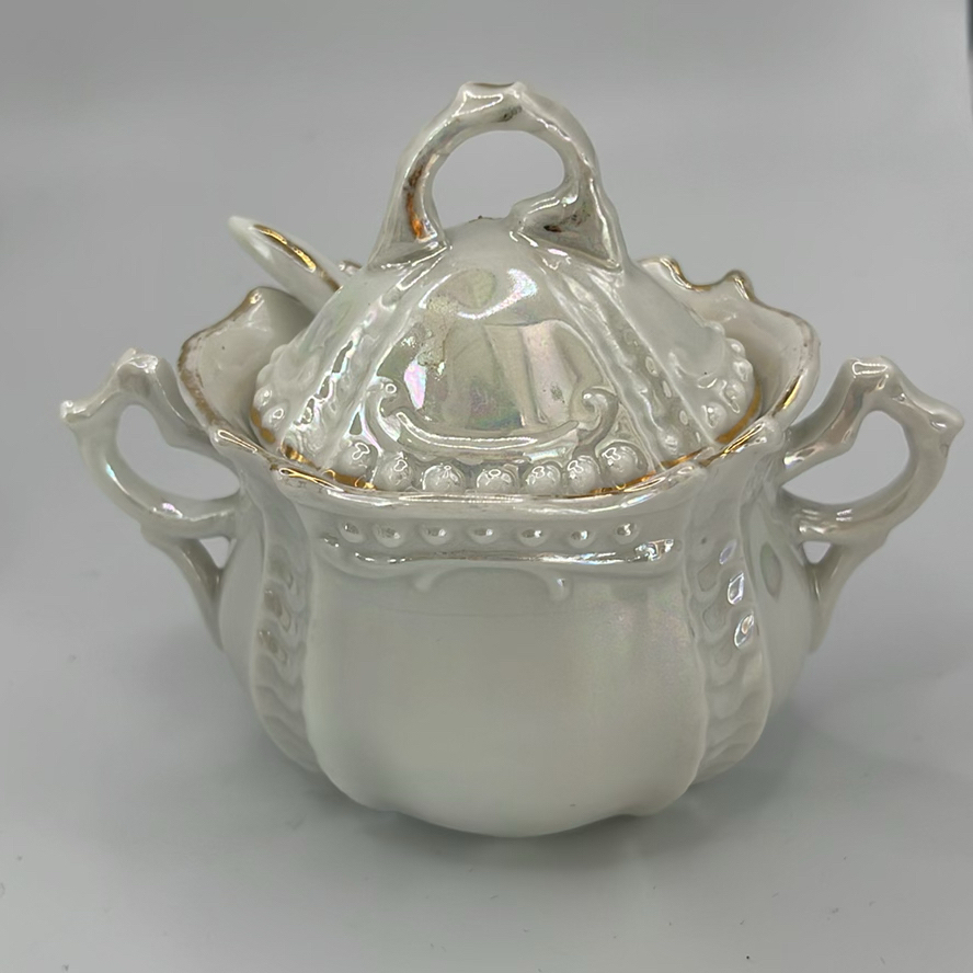 Antique Mustard Pots (7) And Sterling Spoon - image 13 of 27