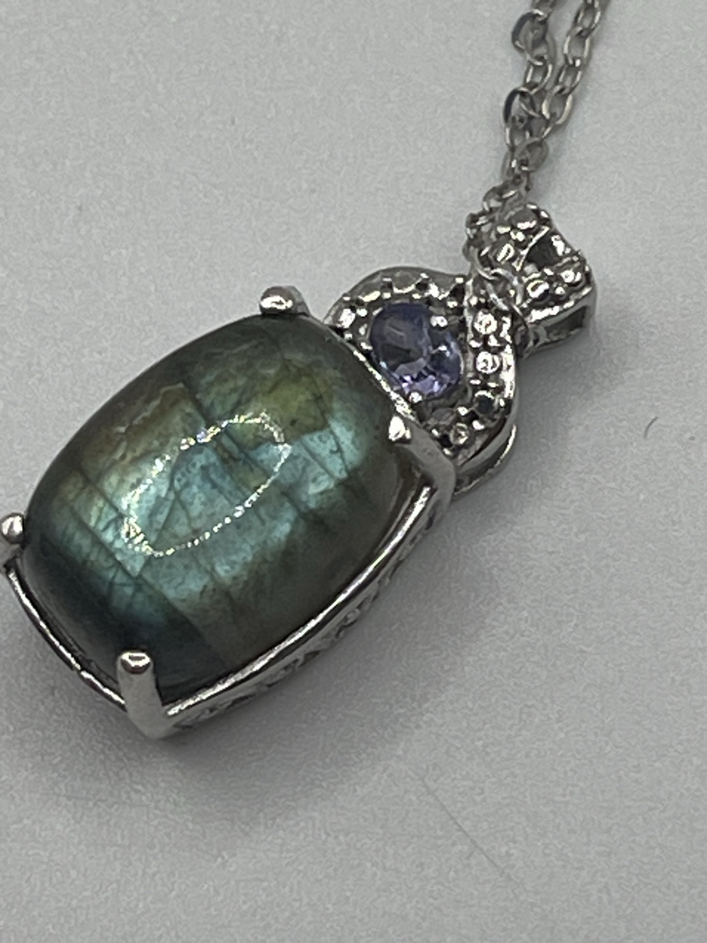 Chrysos 925 Silver Necklace And Pendant - image 7 of 13