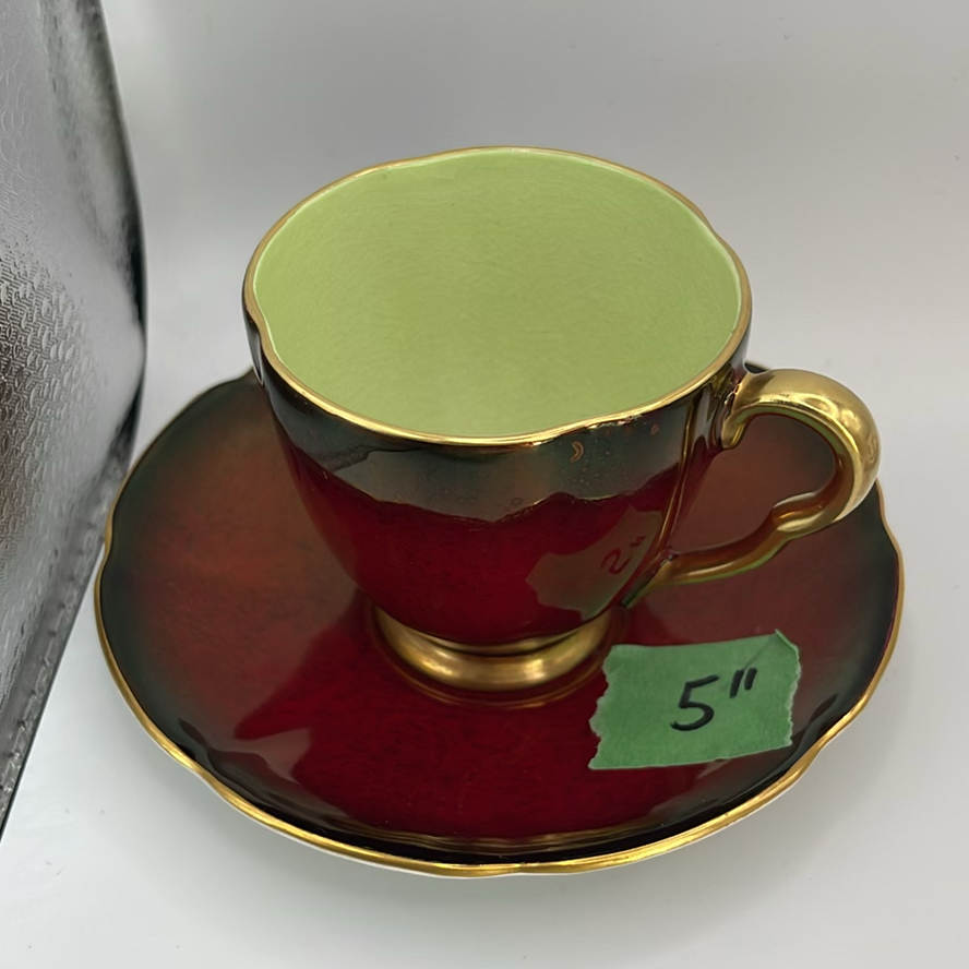 Lot of 4 Vintage & Antique Fine Porcelain Demitasse Sets - English & European Fine China - image 17 of 20