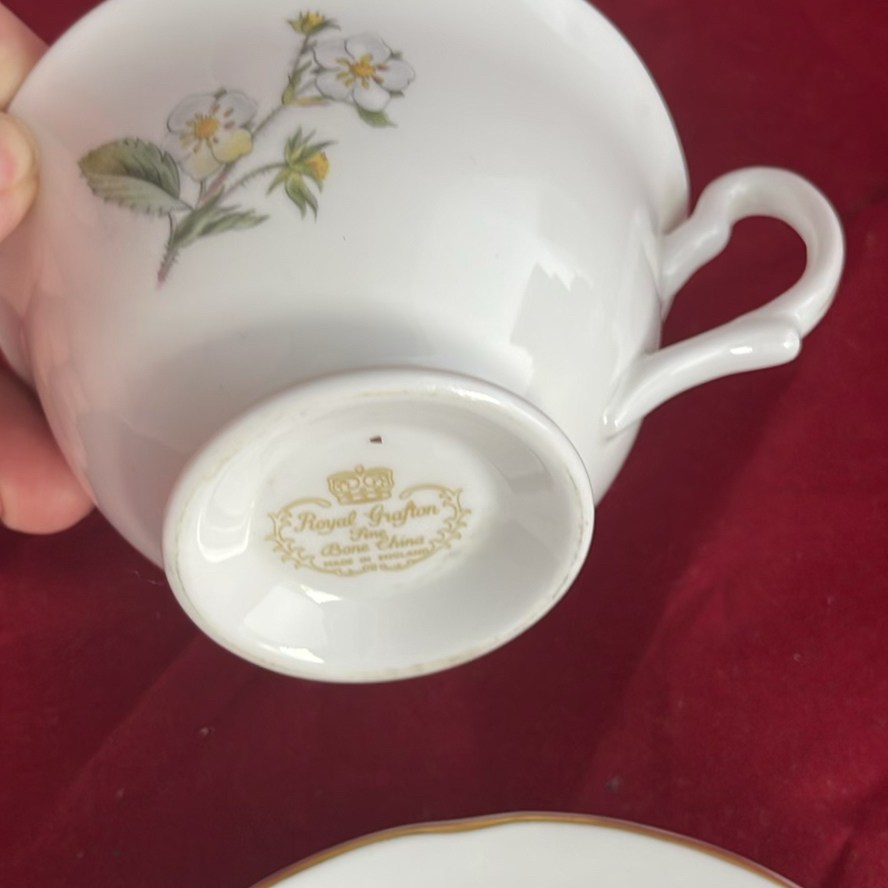 Teacup And Saucers And Cream And Sugar - image 14 of 15